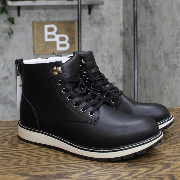 NWT Goodfellow & Co Men's Forrest Work Boots 88097799 Black 7 7 M - Picture 2 of 7